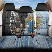 New Zealand Argentina Rugby Back Car Seat Cover 2025 Los Pumas All Black Together - Polynesian Pride
