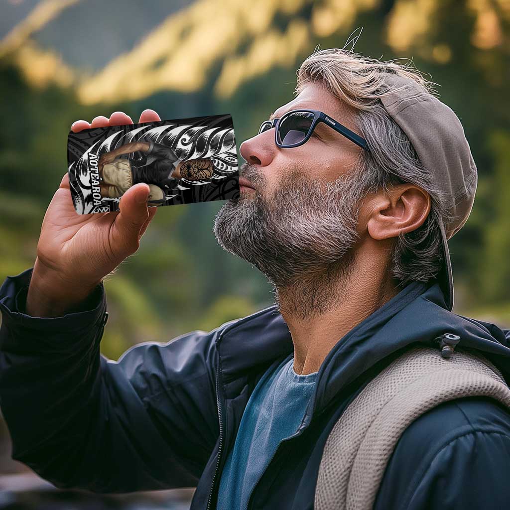 New Zealand Argentina Rugby 4 in 1 Can Cooler Tumbler 2025 Los Pumas All Black Together - Polynesian Pride