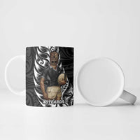 New Zealand Argentina Rugby Ceramic Mug 2025 Los Pumas All Black Together - Polynesian Pride