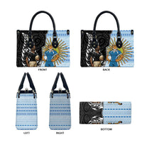 New Zealand Argentina Rugby Leather Bag 2025 Los Pumas All Black Together - Polynesian Pride