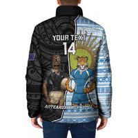 New Zealand Argentina Rugby Custom Padded Jacket 2025 Los Pumas All Black Together - Polynesian Pride