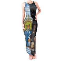 New Zealand Argentina Rugby Custom Tank Maxi Dress 2025 Los Pumas All Black Together - Polynesian Pride