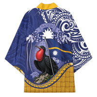 Magnificent Frigatebird Nauru Kimono Pandanus Weaving Polynesian Pattern LT14 - Polynesian Pride