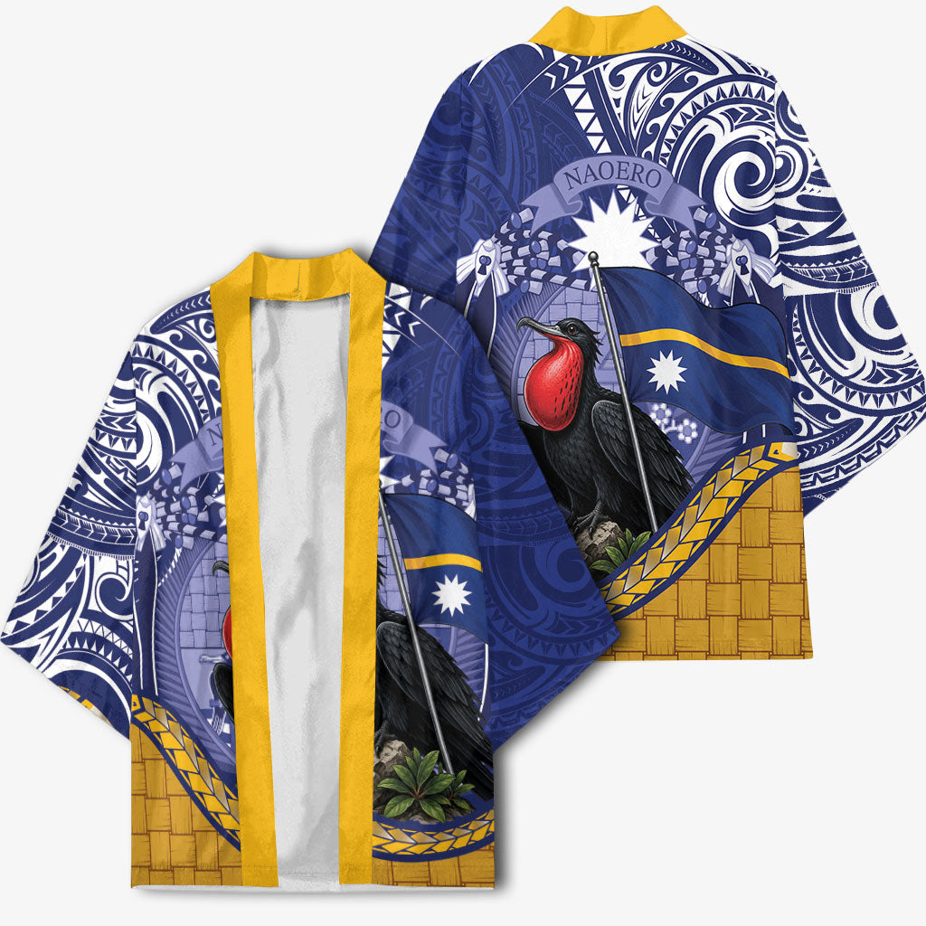 Magnificent Frigatebird Nauru Kimono Pandanus Weaving Polynesian Pattern LT14 - Polynesian Pride