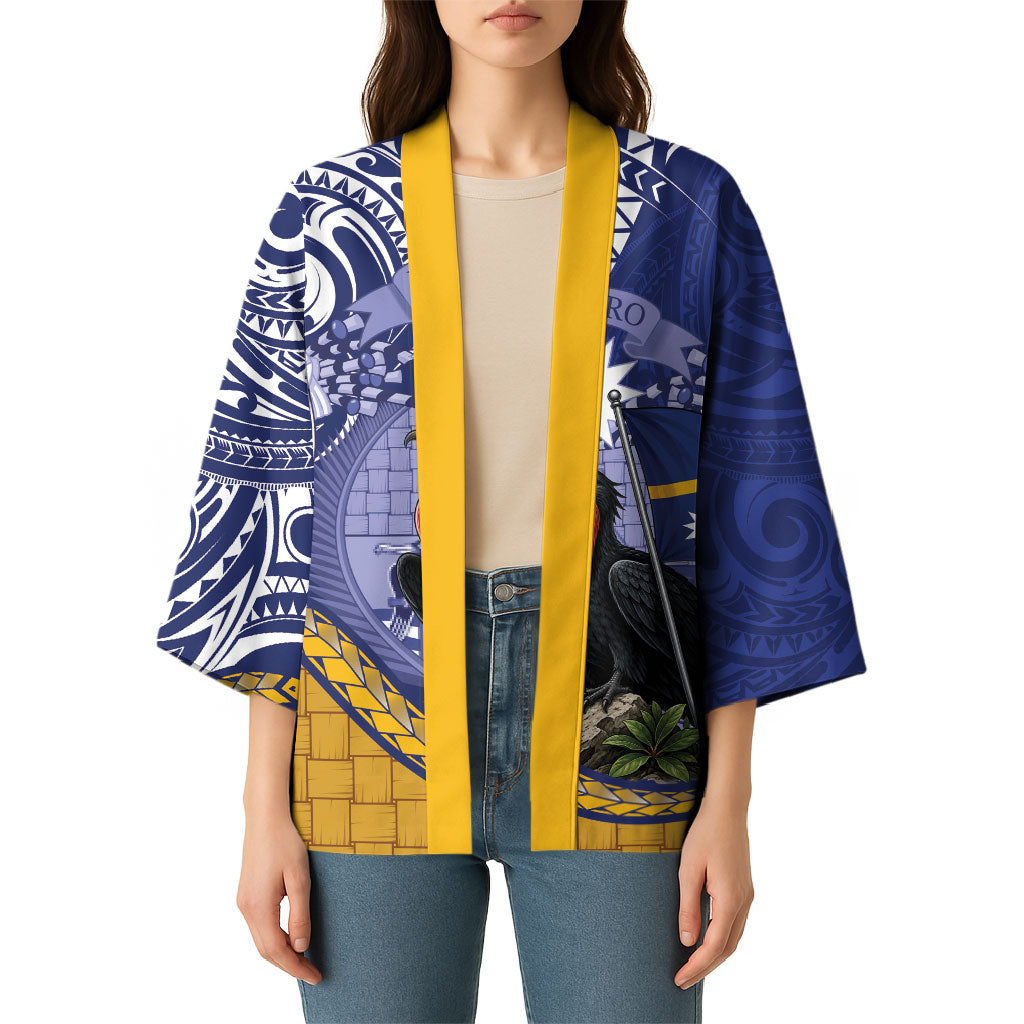 Magnificent Frigatebird Nauru Kimono Pandanus Weaving Polynesian Pattern LT14 - Polynesian Pride