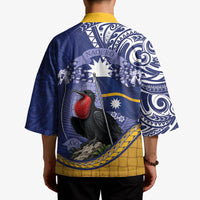 Magnificent Frigatebird Nauru Kimono Pandanus Weaving Polynesian Pattern LT14 - Polynesian Pride