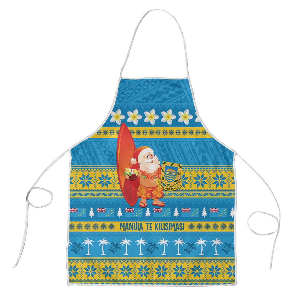 Tuvalu Christmas Apron Cute Santa Manuia te Kilisimasi - Polynesian Pride