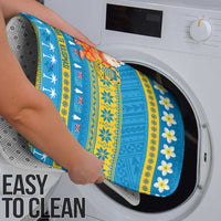 Tuvalu Christmas Bathroom Set Cute Santa Manuia te Kilisimasi - Polynesian Pride