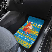 Tuvalu Christmas Car Mats Cute Santa Manuia te Kilisimasi - Polynesian Pride