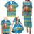 Tuvalu Christmas Family Matching Puletasi and Hawaiian Shirt Cute Santa Manuia te Kilisimasi - Polynesian Pride