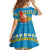 Tuvalu Christmas Family Matching Summer Maxi Dress and Hawaiian Shirt Cute Santa Manuia te Kilisimasi - Polynesian Pride