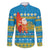 Tuvalu Christmas Family Matching Summer Maxi Dress and Hawaiian Shirt Cute Santa Manuia te Kilisimasi - Polynesian Pride