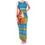Tuvalu Christmas Family Matching Tank Maxi Dress and Hawaiian Shirt Cute Santa Manuia te Kilisimasi - Polynesian Pride