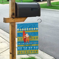 Tuvalu Christmas Garden Flag Cute Santa Manuia te Kilisimasi - Polynesian Pride