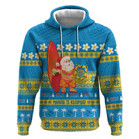 Tuvalu Christmas Hoodie Cute Santa Manuia te Kilisimasi - Polynesian Pride