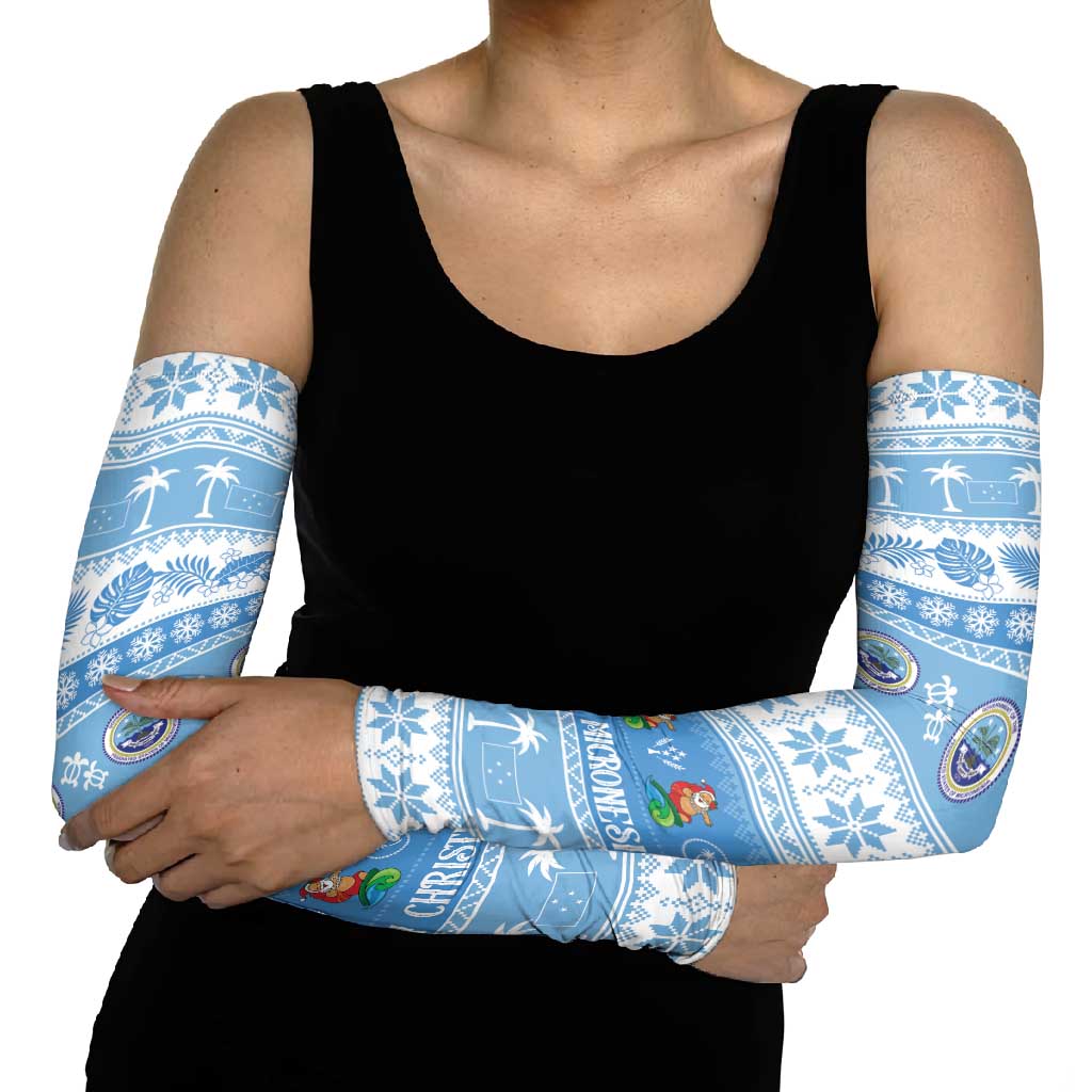 FSM Christmas Arm Sleeves Merry Xmas Federated States of Micronesia - Polynesian Pride