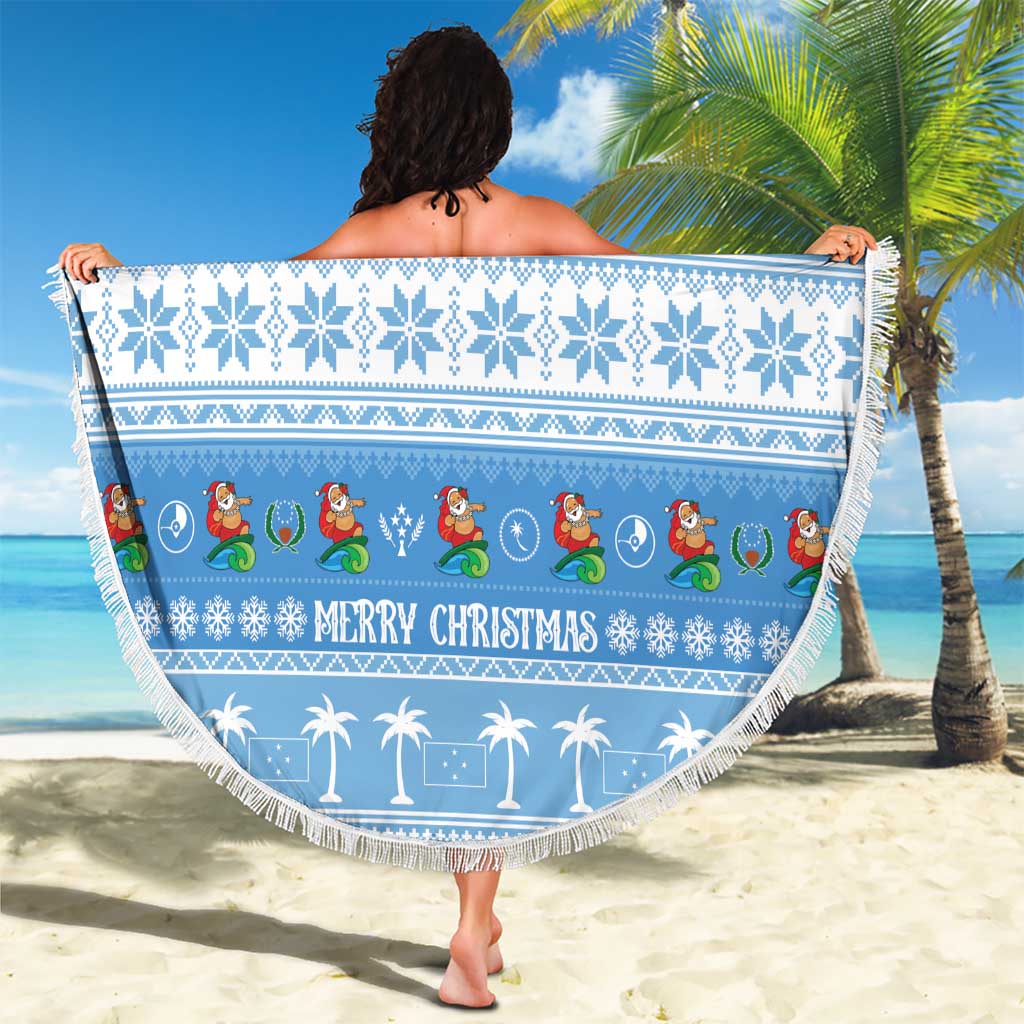 FSM Christmas Beach Blanket Merry Xmas Federated States of Micronesia - Polynesian Pride