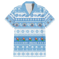 FSM Christmas Family Matching Long Sleeve Bodycon Dress and Hawaiian Shirt Merry Xmas Federated States of Micronesia - Polynesian Pride