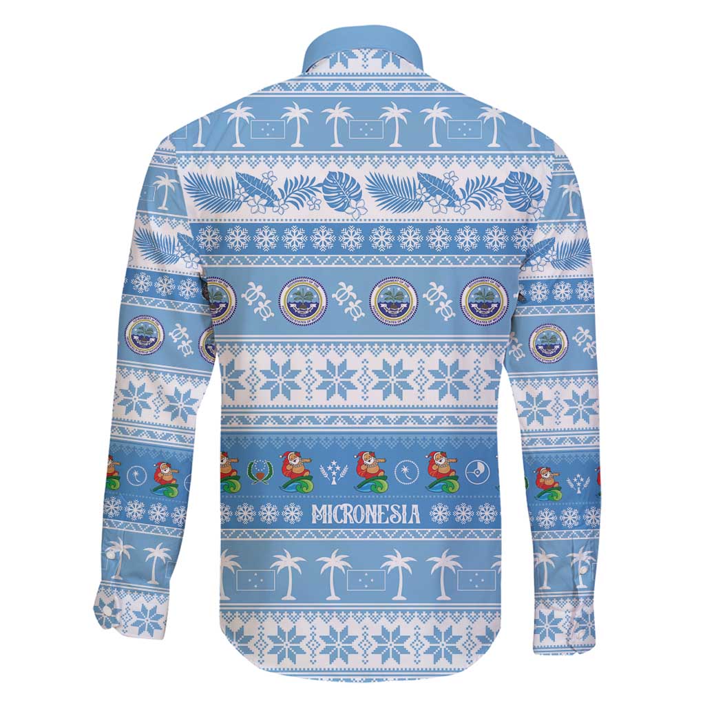 FSM Christmas Family Matching Tank Maxi Dress and Hawaiian Shirt Merry Xmas Federated States of Micronesia - Polynesian Pride