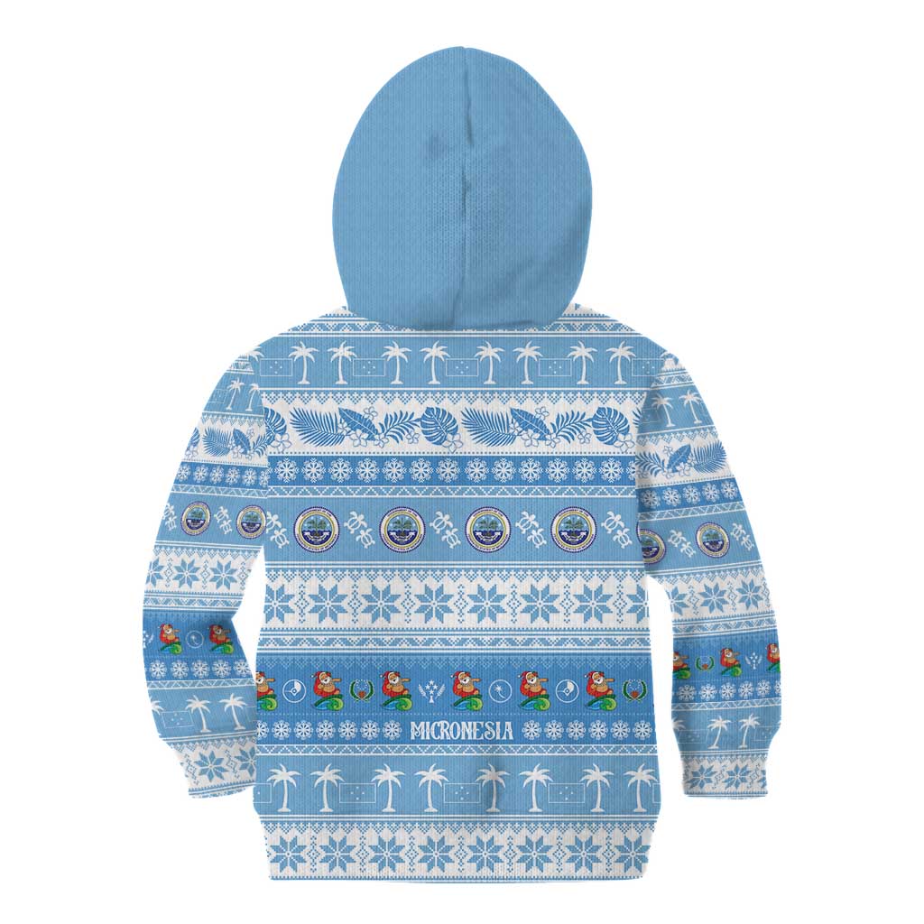 FSM Christmas Kid Hoodie Merry Xmas Federated States of Micronesia - Polynesian Pride