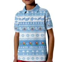 FSM Christmas Kid Polo Shirt Merry Xmas Federated States of Micronesia - Polynesian Pride