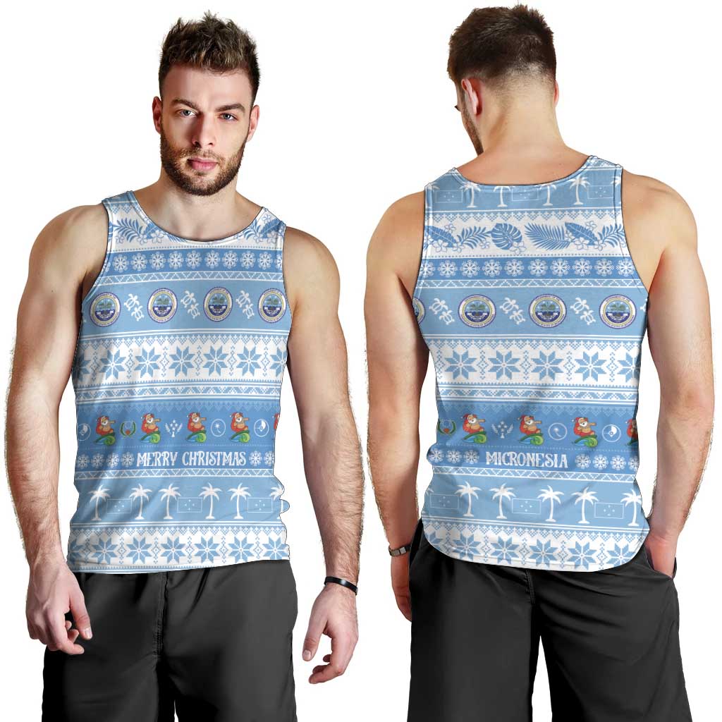 FSM Christmas Men Tank Top Merry Xmas Federated States of Micronesia - Polynesian Pride