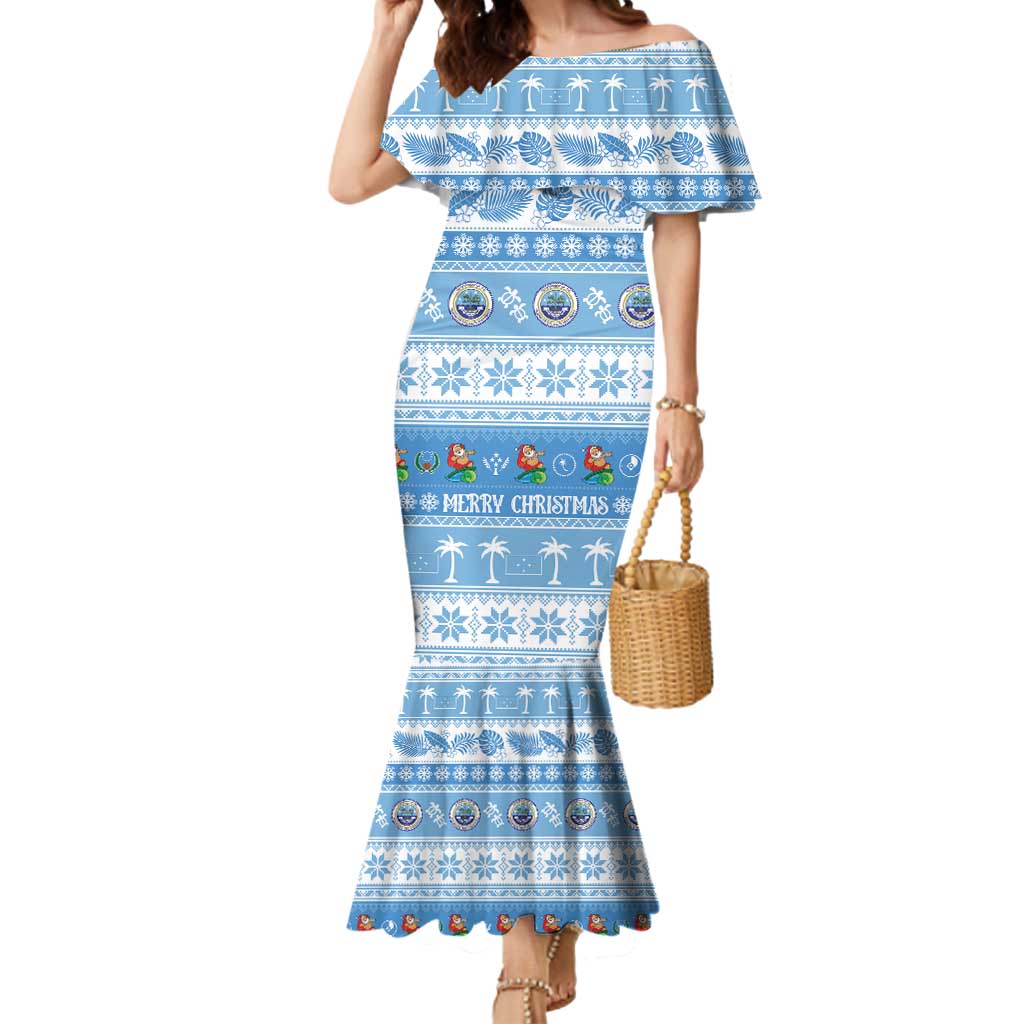 FSM Christmas Mermaid Dress Merry Xmas Federated States of Micronesia - Polynesian Pride