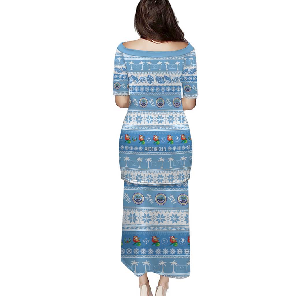 FSM Christmas Puletasi Merry Xmas Federated States of Micronesia - Polynesian Pride