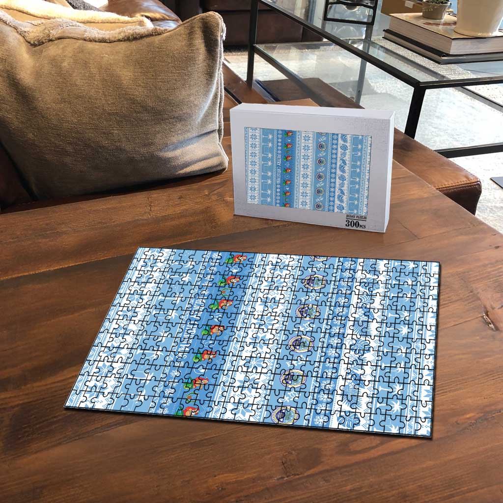 FSM Christmas Puzzle Merry Xmas Federated States of Micronesia - Polynesian Pride