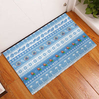 FSM Christmas Rubber Doormat Merry Xmas Federated States of Micronesia - Polynesian Pride