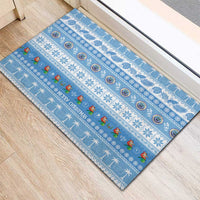 FSM Christmas Rubber Doormat Merry Xmas Federated States of Micronesia - Polynesian Pride