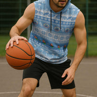 FSM Christmas Sleeveless Hoodie Merry Xmas Federated States of Micronesia - Polynesian Pride