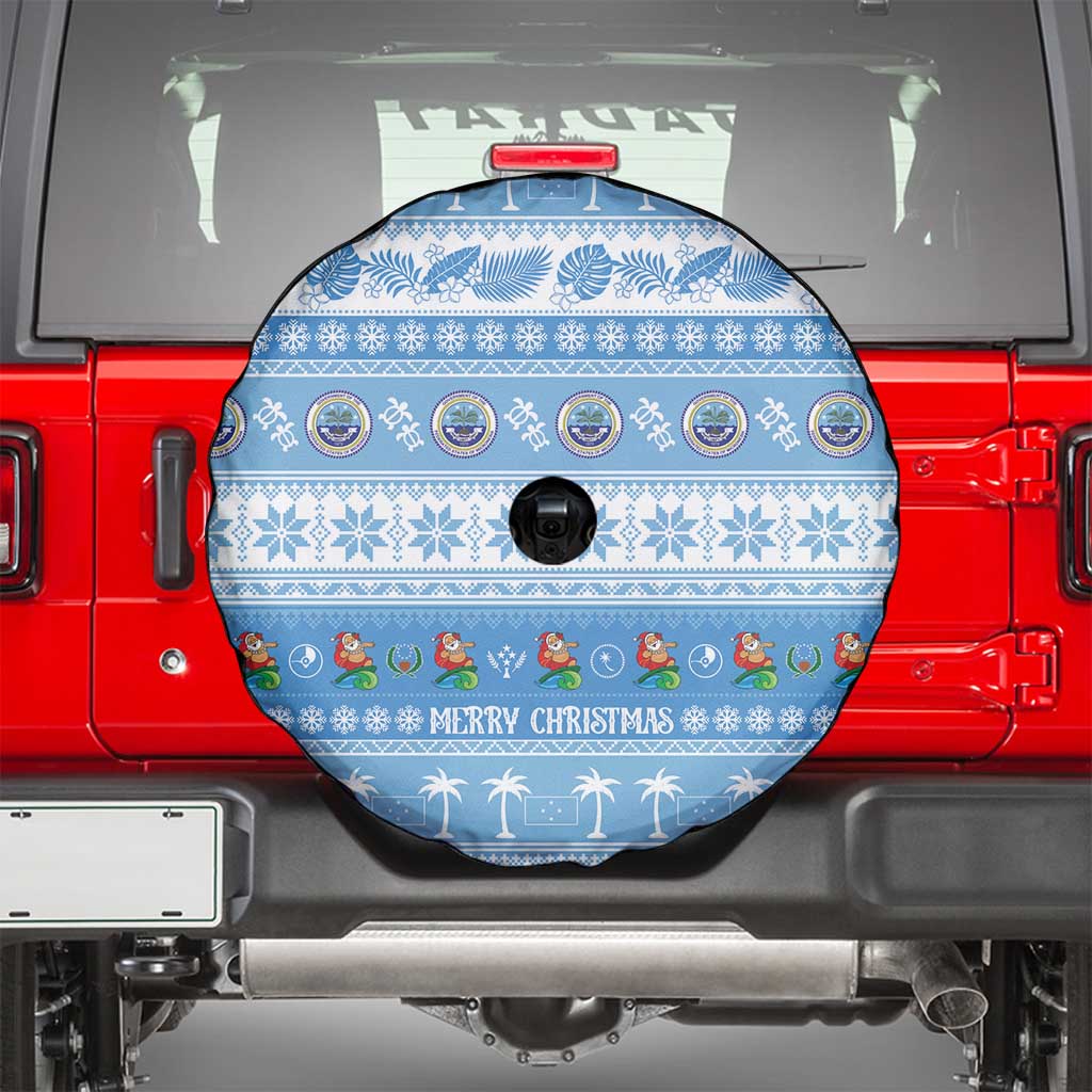 FSM Christmas Spare Tire Cover Merry Xmas Federated States of Micronesia - Polynesian Pride