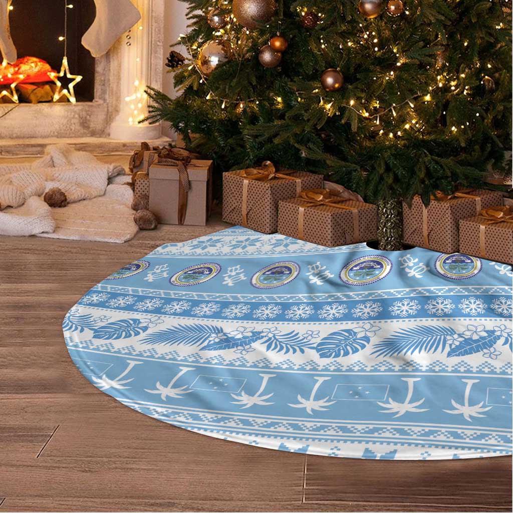 FSM Christmas Tree Skirt Merry Xmas Federated States of Micronesia - Polynesian Pride
