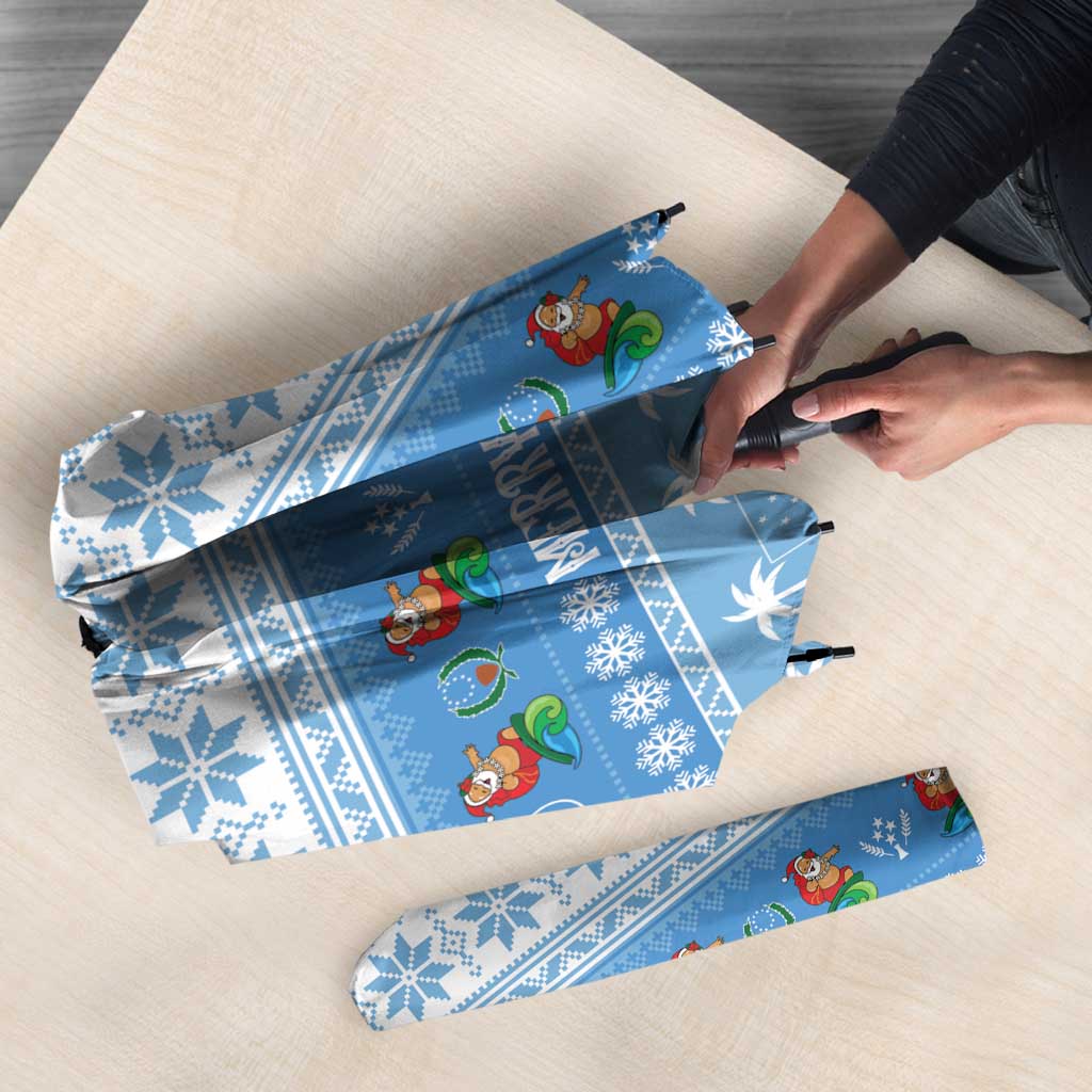 FSM Christmas Umbrella Merry Xmas Federated States of Micronesia - Polynesian Pride