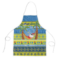 Palau Christmas Apron Chilling Santa Ungil Kurismas - Polynesian Pride