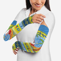 Palau Christmas Arm Sleeves Chilling Santa Ungil Kurismas - Polynesian Pride