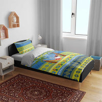 Palau Christmas Bedding Set Chilling Santa Ungil Kurismas - Polynesian Pride