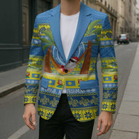 Palau Christmas Blazer Chilling Santa Ungil Kurismas - Polynesian Pride