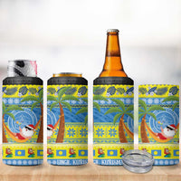Palau Christmas 4 in 1 Can Cooler Tumbler Chilling Santa Ungil Kurismas - Polynesian Pride