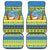 Palau Christmas Car Mats Chilling Santa Ungil Kurismas - Polynesian Pride