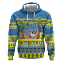 Palau Christmas Hoodie Chilling Santa Ungil Kurismas - Polynesian Pride