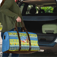 Palau Christmas Travel Bag Chilling Santa Ungil Kurismas - Polynesian Pride