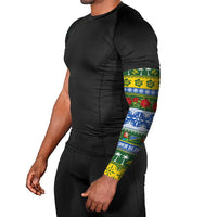 Solomon Islands Christmas Arm Sleeves The Solomons Melanesian Meri Krismas - Polynesian Pride