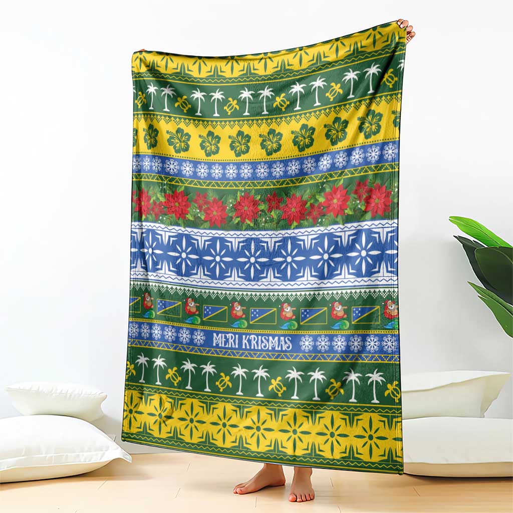 Solomon Islands Christmas Blanket The Solomons Melanesian Meri Krismas - Polynesian Pride