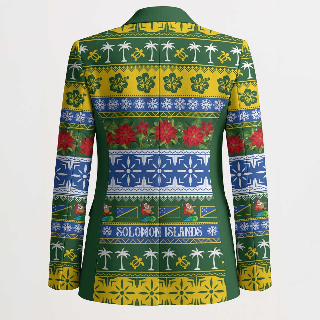 Solomon Islands Christmas Blazer The Solomons Melanesian Meri Krismas - Polynesian Pride