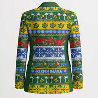 Solomon Islands Christmas Blazer The Solomons Melanesian Meri Krismas - Polynesian Pride