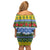 Solomon Islands Christmas Family Matching Off Shoulder Short Dress and Hawaiian Shirt The Solomons Melanesian Meri Krismas - Polynesian Pride