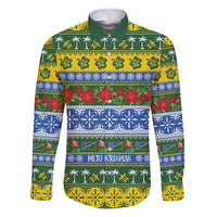 Solomon Islands Christmas Family Matching Puletasi and Hawaiian Shirt The Solomons Melanesian Meri Krismas - Polynesian Pride