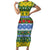Solomon Islands Christmas Family Matching Short Sleeve Bodycon Dress and Hawaiian Shirt The Solomons Melanesian Meri Krismas - Polynesian Pride